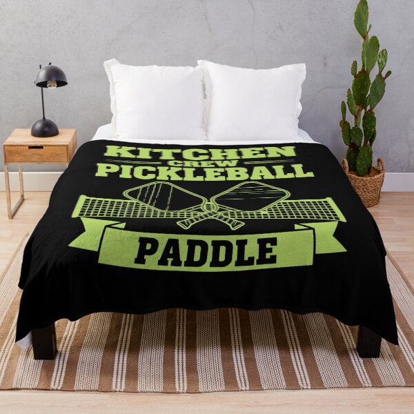 Item preview, Pickleball Kitchen Crew Paddle funny player pickle designed and sold by LuminOrb.
