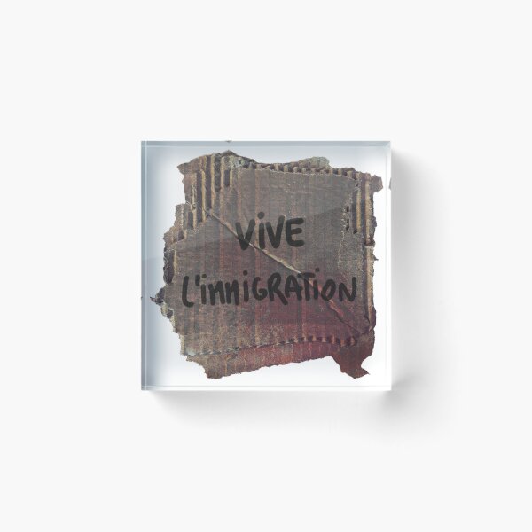 Item preview, "Long live immigration!" (protest slogan) designed and sold by LesbianMastermind.