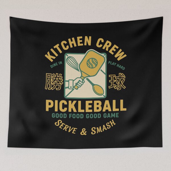 Item preview, Pickleball Funny Player Kitchen Crew Serve And designed and sold by LuminOrb.