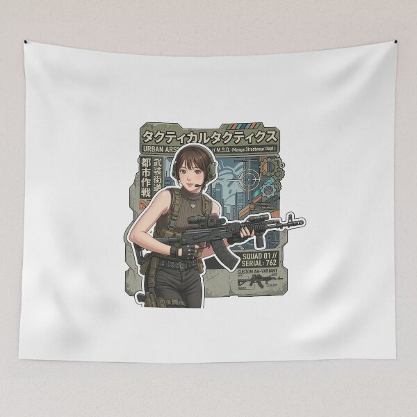 Item preview, Tactical Girl designed and sold by RAWLIFEGRAPHIC.
