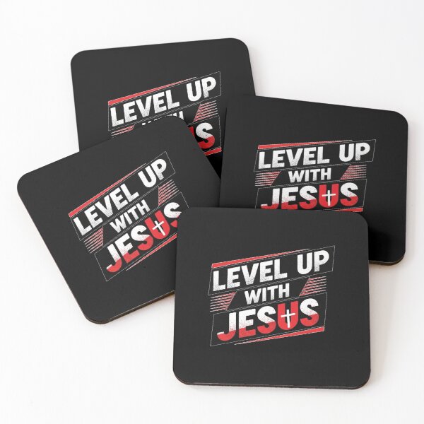 Item preview, Level Up with Jesus – Streetwear Christian Gamer designed and sold by Illustrated Faith.