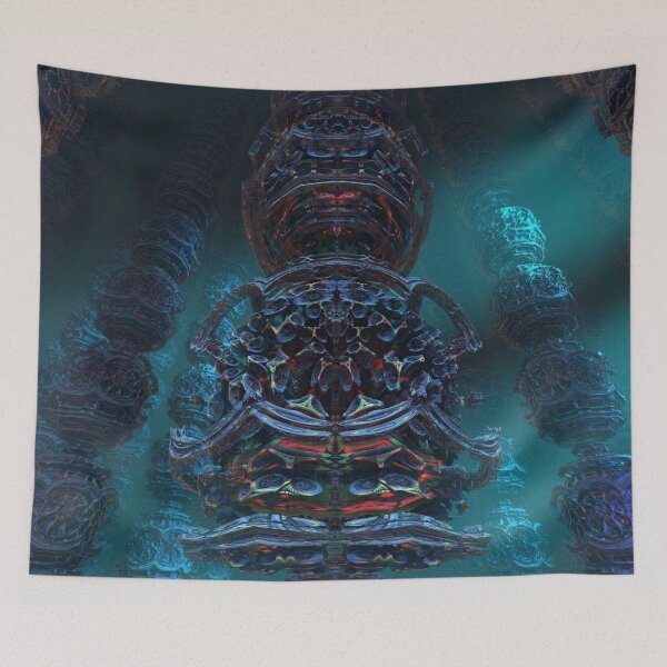 Item preview, Sacred Columns 020 - Fractal Landscapes designed and sold by sbartinspace.
