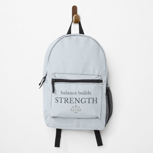 Item preview, Balance Builds Strength Minimalist Scale Design designed and sold by Minimalist Typography.