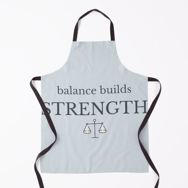 Item preview, Balance Builds Strength Minimalist Scale Design designed and sold by Minimalist Typography.