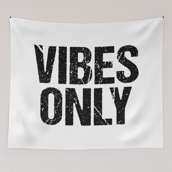 Item preview, Vibes Only, Grunge Typography designed and sold by Memes N Lore .