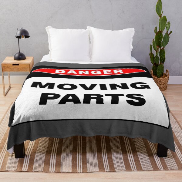 Item preview, DANGER SIGN: MOVING PARTS, SAFETY, HAZARDS, INDUSTRIAL  designed and sold by AASparksDesigns.