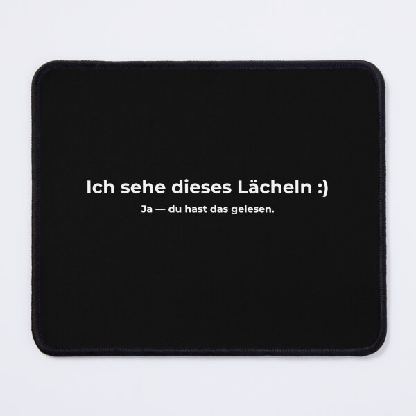 Item preview, Ich sehe dieses Lächeln :) Funny German Quote – You Read My Shirt Minimalist Text Design designed and sold by Softly Studio.
