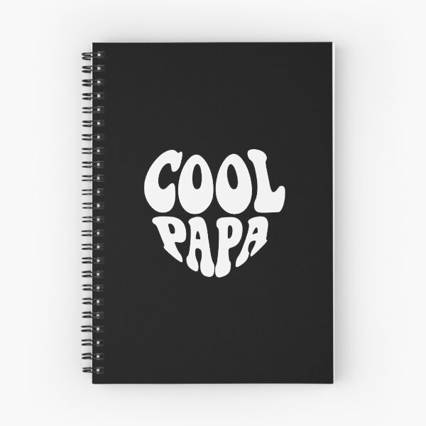 Item preview, Cool Papa White Heart Wavy Typography designed and sold by WAMTEES.
