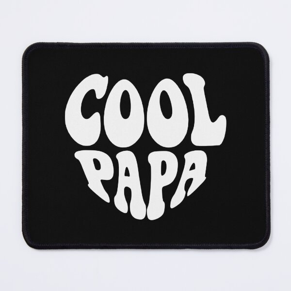 Item preview, Cool Papa White Heart Wavy Typography designed and sold by WAMTEES.