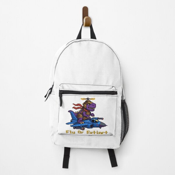 Item preview, Fly Or Extinct - Retro Pixel Art T-Rex Fighter Jet designed and sold by AmazingEG.
