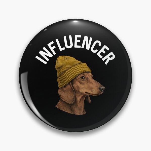 Item preview, Dog Daschund Hip Influencer Funny Doxie Humor Dogs Lover Gift Hipster Birthday designed and sold by DogLover332.
