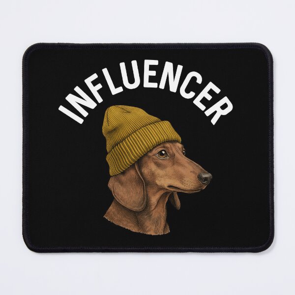 Item preview, Dog Daschund Hip Influencer Funny Doxie Humor Dogs Lover Gift Hipster Birthday designed and sold by DogLover332.