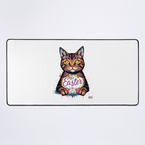 Item preview, Cat Easter Cute with Colorful Eggs designed and sold by Sweet Dreams & Fantasia.