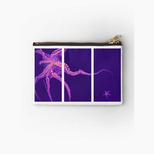 Item preview, Octopus and Starfish, Purple (Triptych) designed and sold by MariaHype.