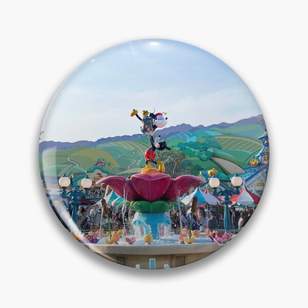 Item preview, Mickey and Minnie Toon Town Fountain designed and sold by Wish Upon Art.