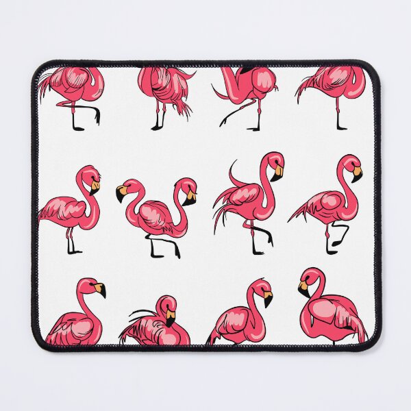 Item preview, Elegant Pink Flamingo Poses Sticker Pack designed and sold by LYAN-STORE.