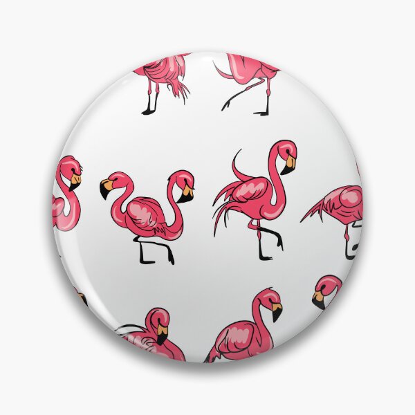 Item preview, Elegant Pink Flamingo Poses Sticker Pack designed and sold by LYAN-STORE.