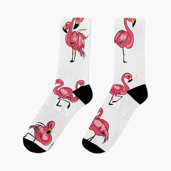 Item preview, Elegant Pink Flamingo Poses Sticker Pack designed and sold by LYAN-STORE.