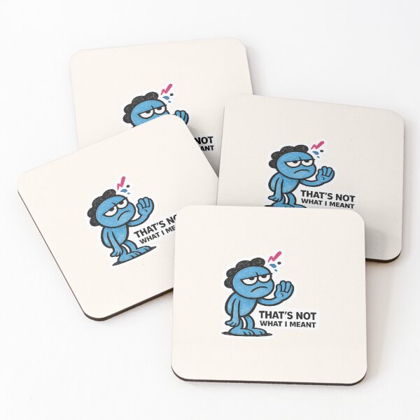 Item preview, That's Not What I Meant – Miscommunication Humor Sticker designed and sold by lnewlfuk.