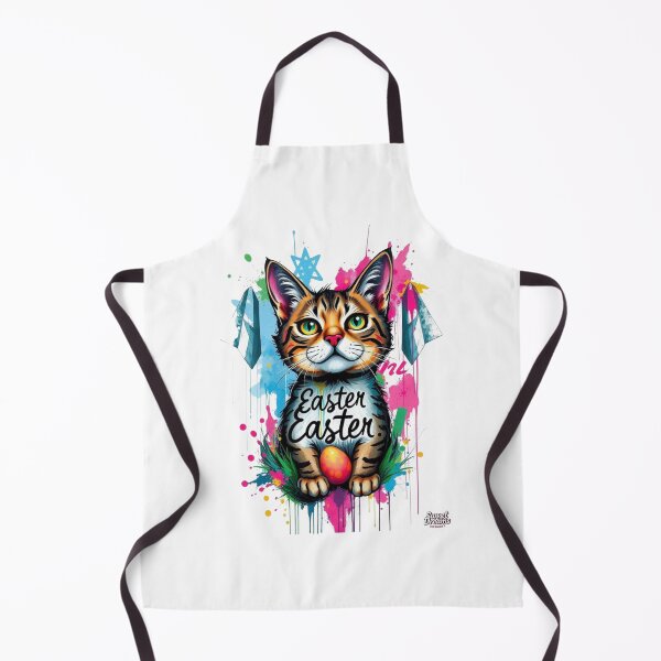 Item preview, Cat Easter Cute with Colorful Eggs designed and sold by Sweet Dreams & Fantasia.