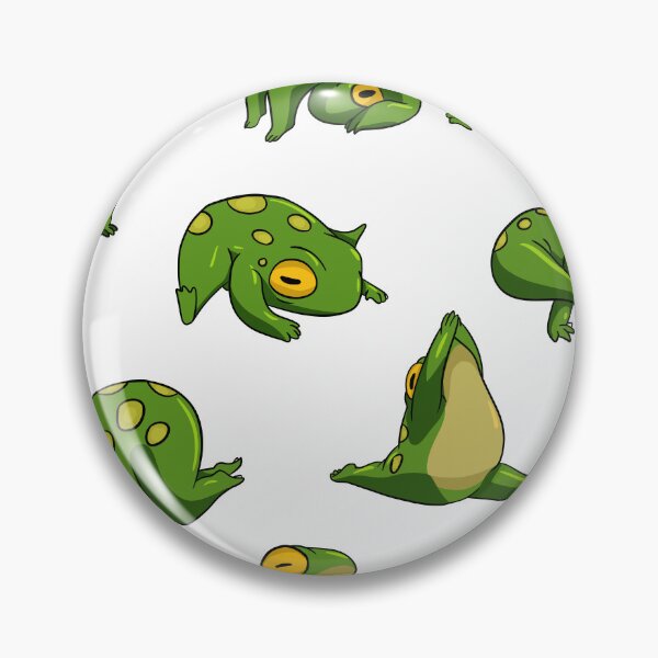 Item preview, Funny Yoga Frog Poses Sticker Pack - Green Zen Toad designed and sold by LYAN-STORE.