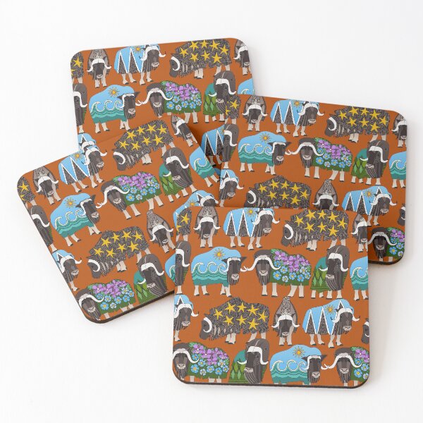 Item preview, Alaskan musk ox rust designed and sold by scrummy.