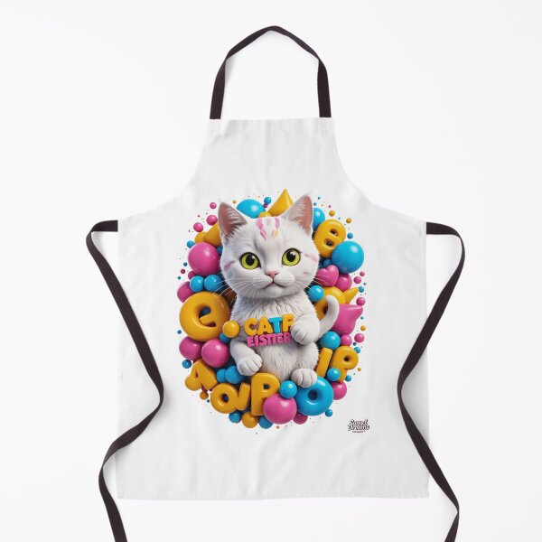 Item preview, Cat Easter Cute with Colorful Eggs designed and sold by Sweet Dreams & Fantasia.