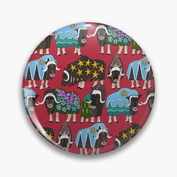 Item preview, Alaskan musk ox red designed and sold by scrummy.
