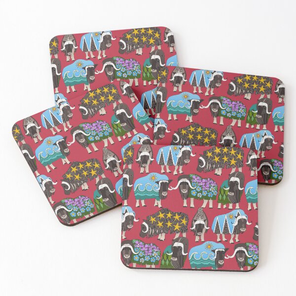 Item preview, Alaskan musk ox red designed and sold by scrummy.