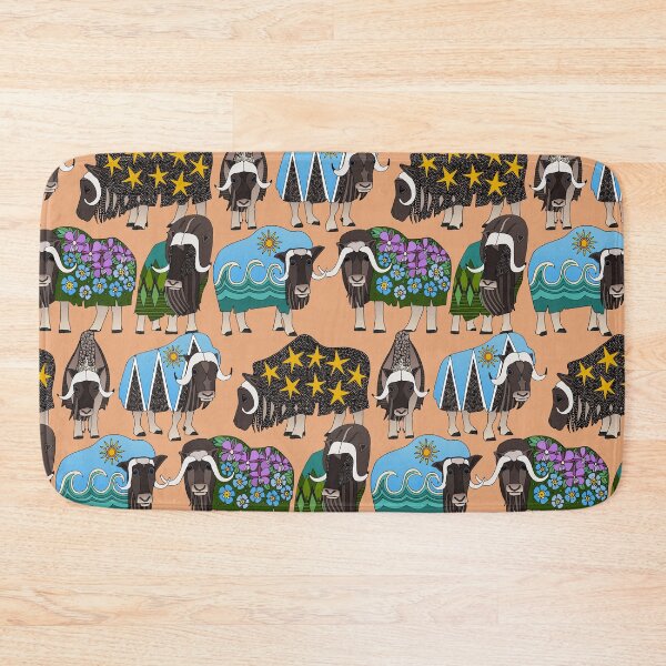 Item preview, Alaskan musk ox peach designed and sold by scrummy.
