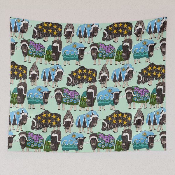 Item preview, Alaskan musk ox mint designed and sold by scrummy.