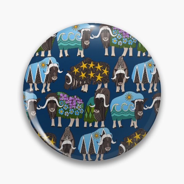 Item preview, Alaskan musk ox blue designed and sold by scrummy.