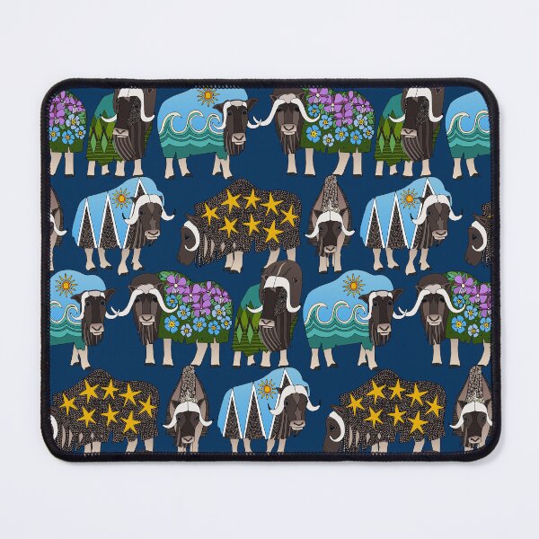 Item preview, Alaskan musk ox blue designed and sold by scrummy.