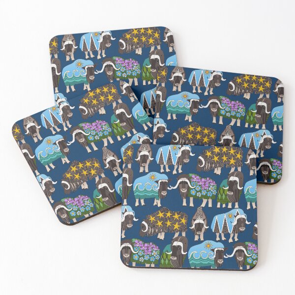 Item preview, Alaskan musk ox blue designed and sold by scrummy.