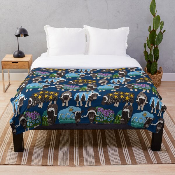 Item preview, Alaskan musk ox blue designed and sold by scrummy.
