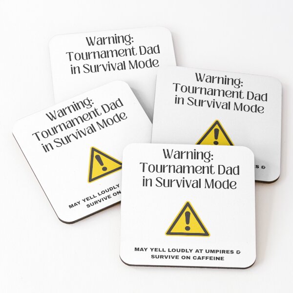 Artikelvorschau, Baseball-Papa: Warnung entworfen und verkauft von Tired Baseball Mom .