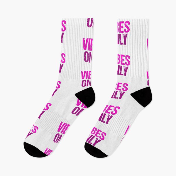 Item preview, Vibes Only, Pink Grunge Typography designed and sold by Memes N Lore .