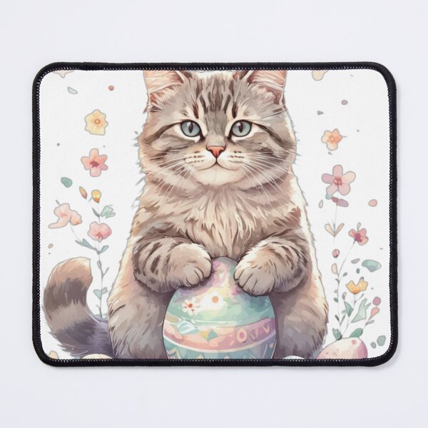 Item preview, Cat Easter Cute with Colorful Eggs designed and sold by Sweet Dreams & Fantasia.