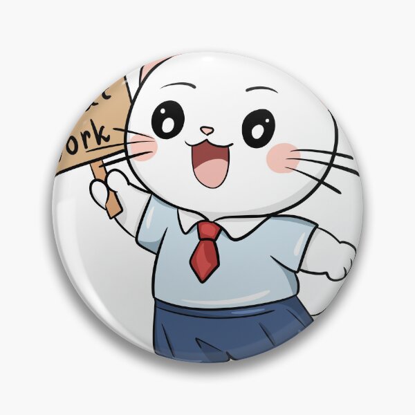 Item preview, Encouraging Cat Teacher - Great Work Reward Sticker designed and sold by LYAN-STORE.