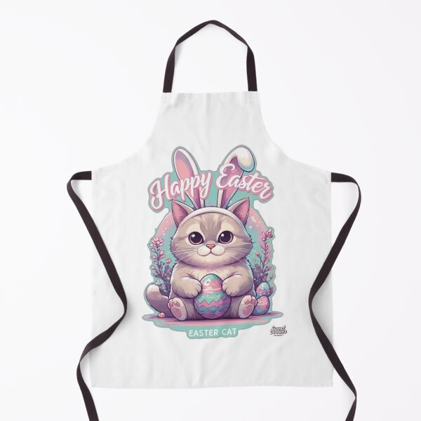 Item preview, Cat Easter Cute with Colorful Eggs designed and sold by Sweet Dreams & Fantasia.