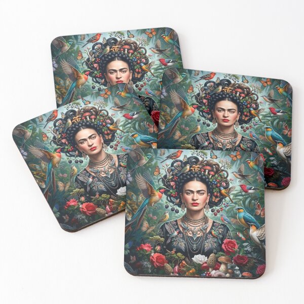 Item preview, Frida Kahlo self portrait nature 3 designed and sold by mark ashkenazi.