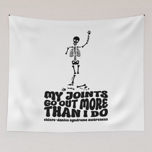 Item preview, My Joints Go Out More Than I Do - EDS Awareness Skeleton designed and sold by Designs by Jesabee.