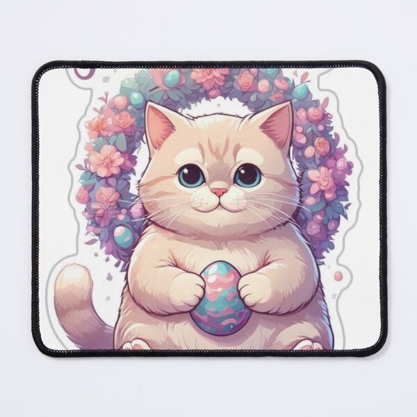 Item preview, Cat Easter Cute with Colorful Eggs designed and sold by Sweet Dreams & Fantasia.