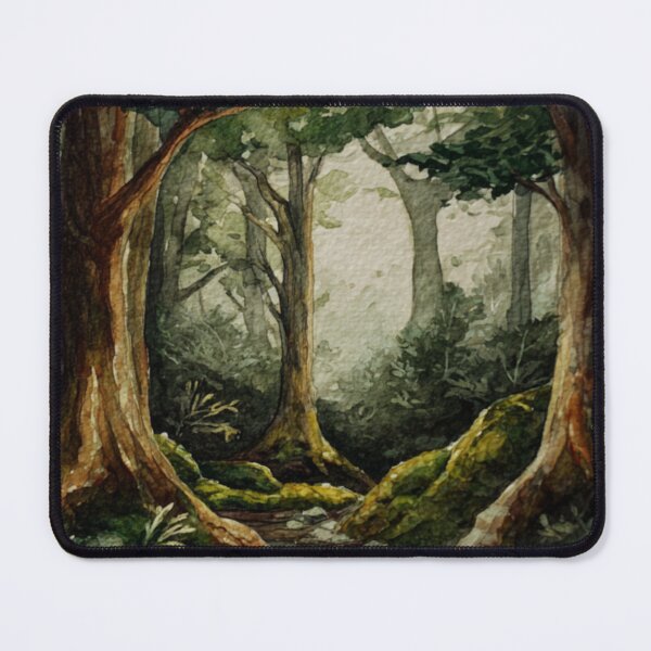 Item preview, Mystical Watercolor Deep Forest designed and sold by kndzxf.