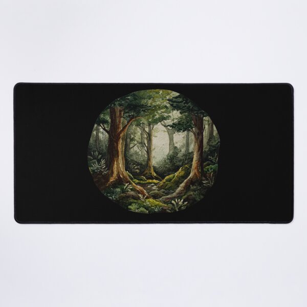 Item preview, Mystical Watercolor Deep Forest designed and sold by kndzxf.