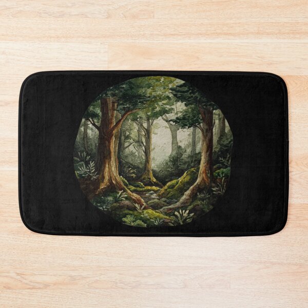 Item preview, Mystical Watercolor Deep Forest designed and sold by kndzxf.
