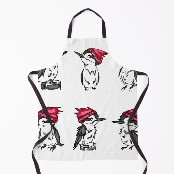Item preview, Cute Woodpecker Sticker Pack - Birds in Red Beanies designed and sold by LYAN-STORE.