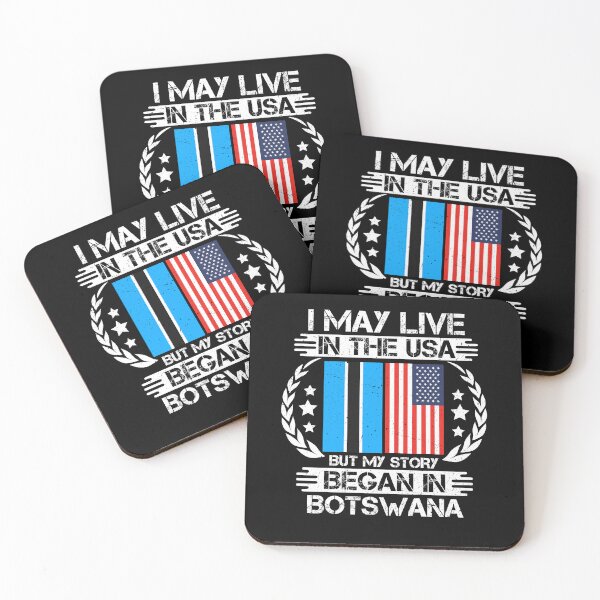 Item preview, I May Live In The USA But My Story Began In Botswana   designed and sold by CosmoKitsch.