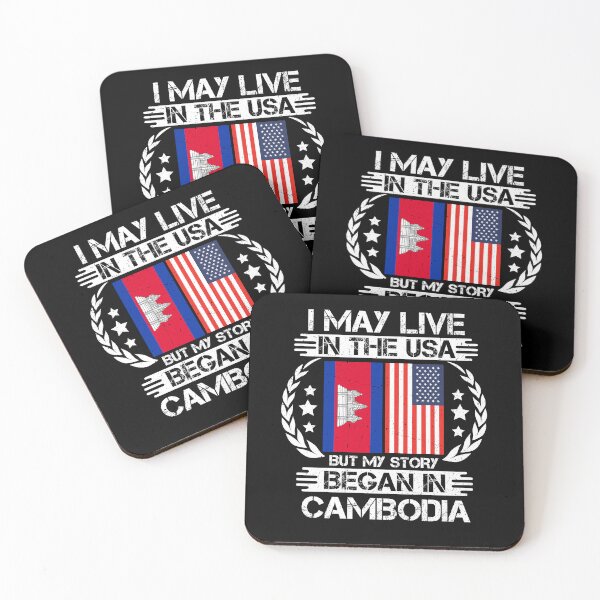 Item preview, I May Live In The USA But My Story Began In Cambodia   designed and sold by CosmoKitsch.