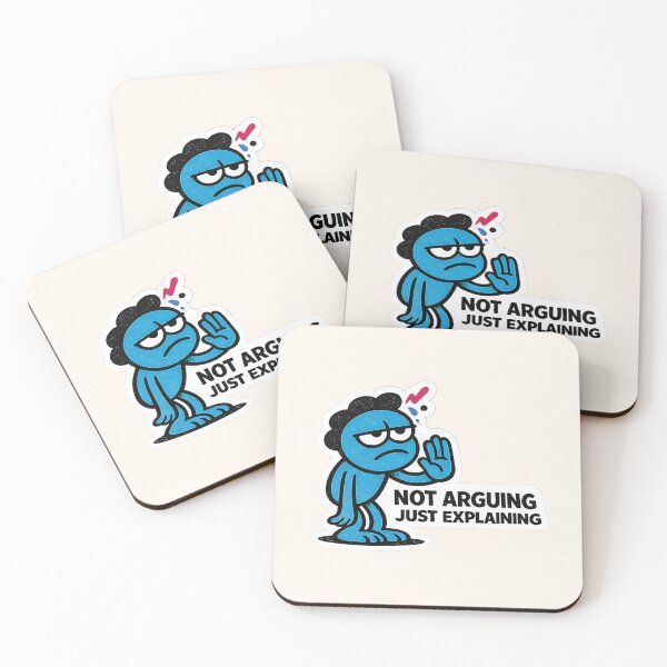 Item preview, Not Arguing Just Explaining – Miscommunication Humor Sticker designed and sold by lnewlfuk.